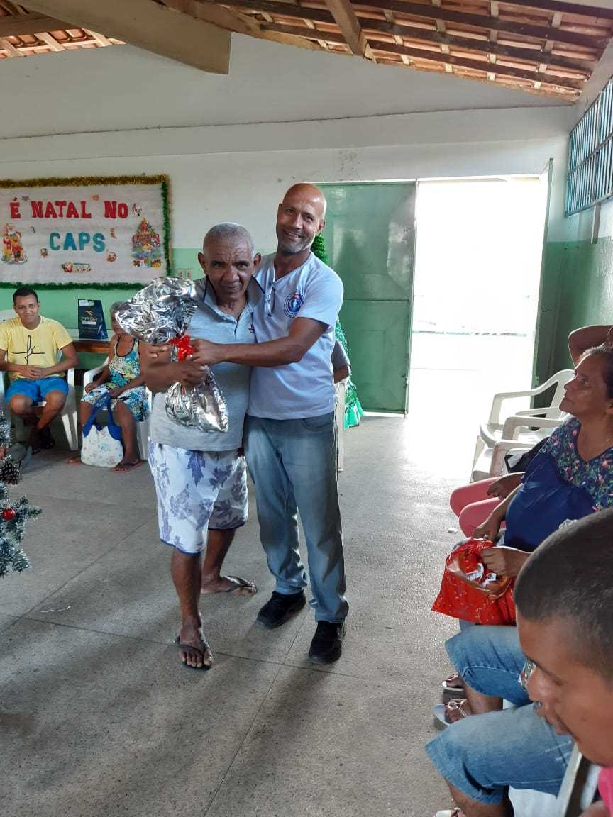 Camacã: Almoço de Natal, presentes e alegria finalizam o ano de 2019 no CAPS